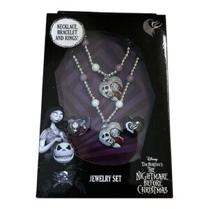 Disney The Nightmare Before Christmas Necklace - Silver and Purple
